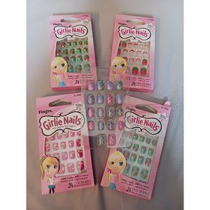 Bundle Of Little Girls Press-On Nails (5 pks)